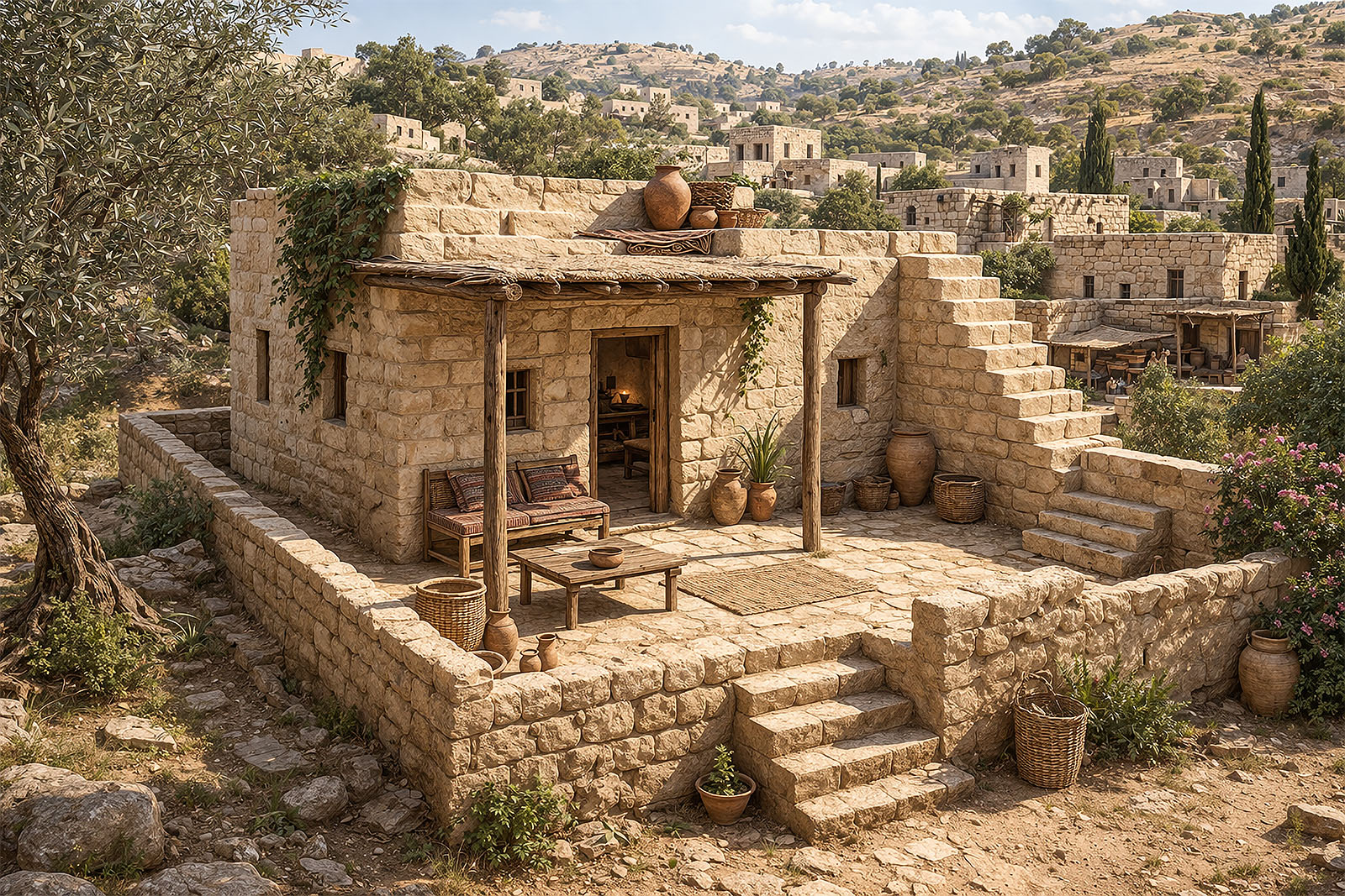 Mary, Martha, and Lazarus’s home in Bethany.